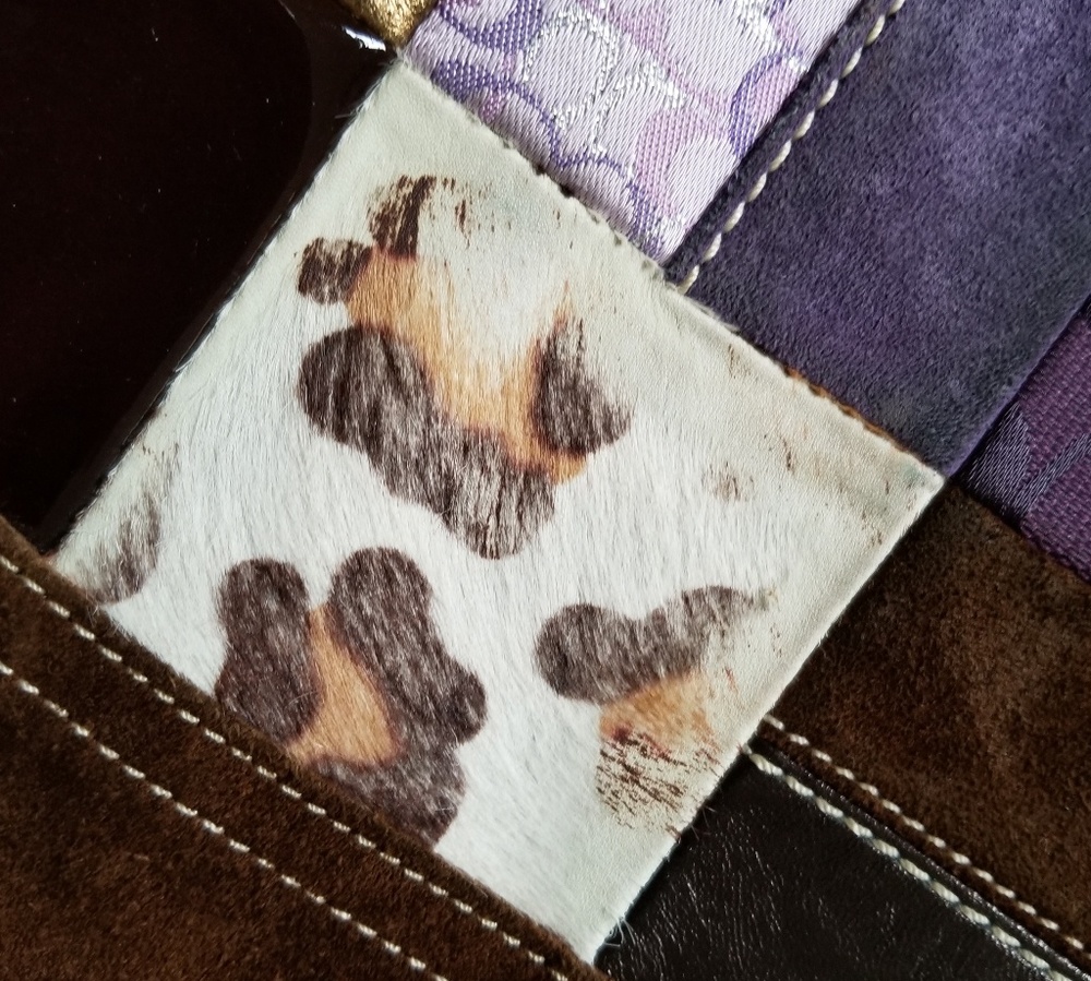 Authentic Patchwork Coach Purse - Picture 6 of 7